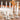 Romance LED Bougie chandelier emballer - Blanc - 6 pcs 15 cm | 4 pcs 24 cm