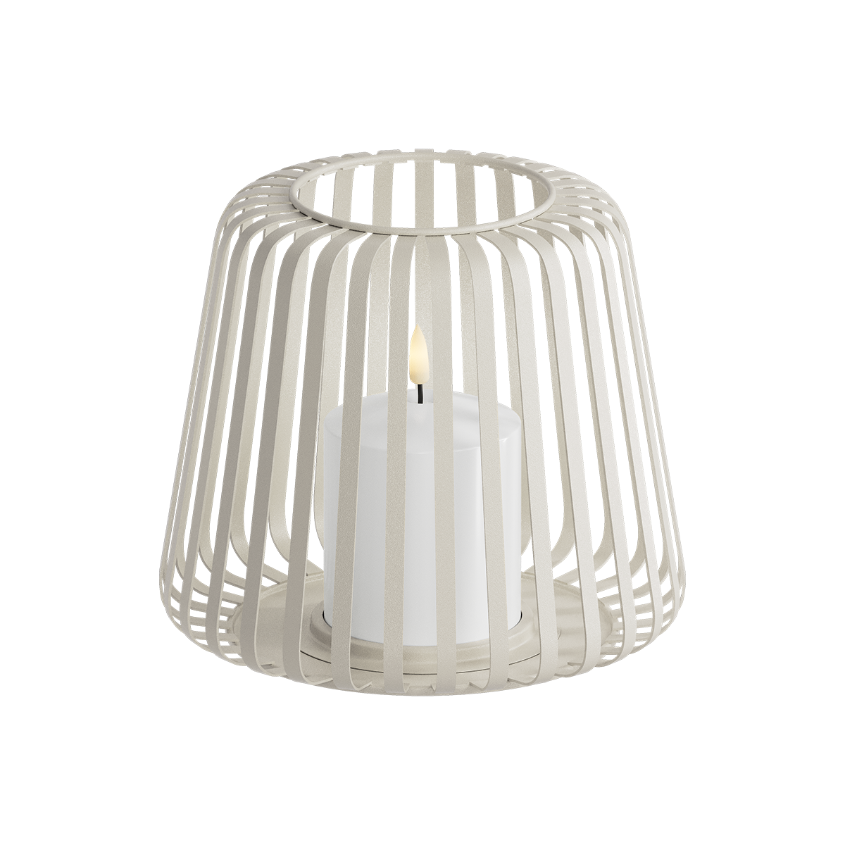 Lanterna LED Ø 20 x 17 cm Areia
