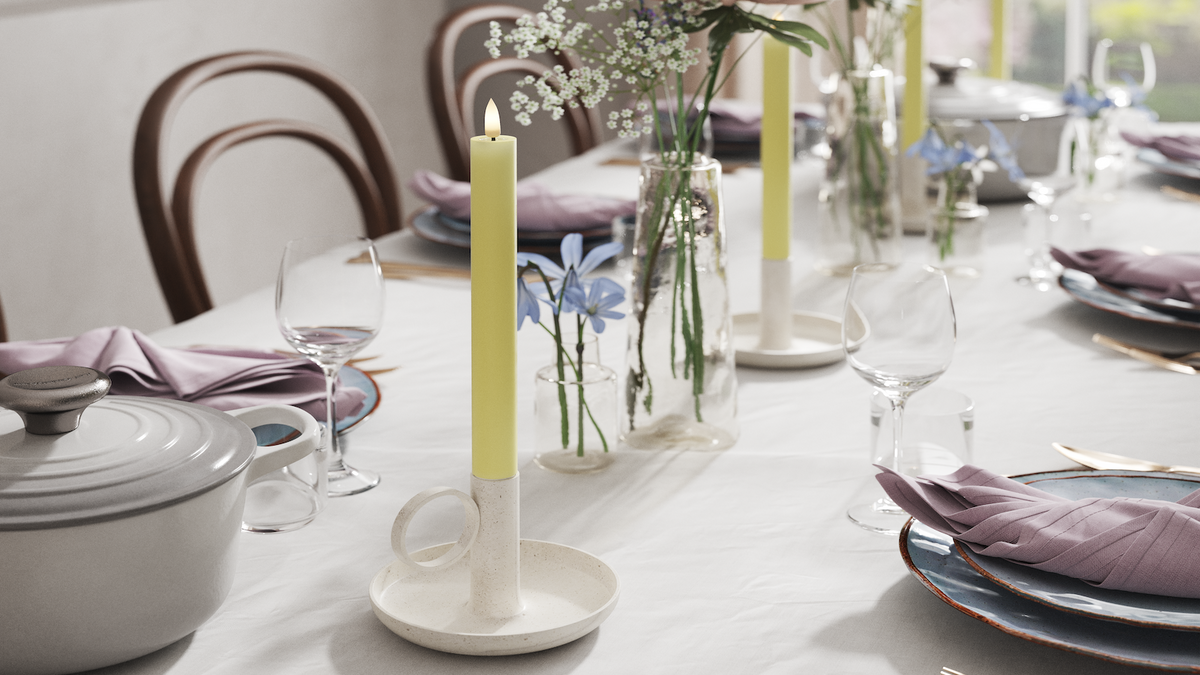 Naturlig tro LED Kronljus Med WetLook ™ -design