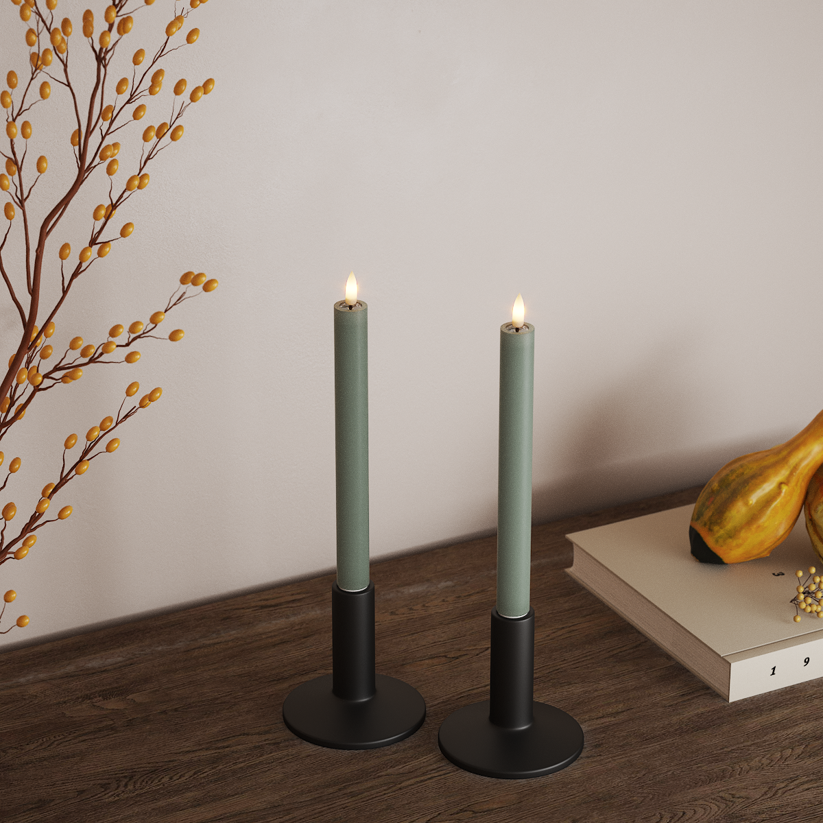 Deluxe Homeart LED Crown valgusti 2 tk, Ø 2 x 24 cm Salveiroheline LED-kroonvalgusti 3