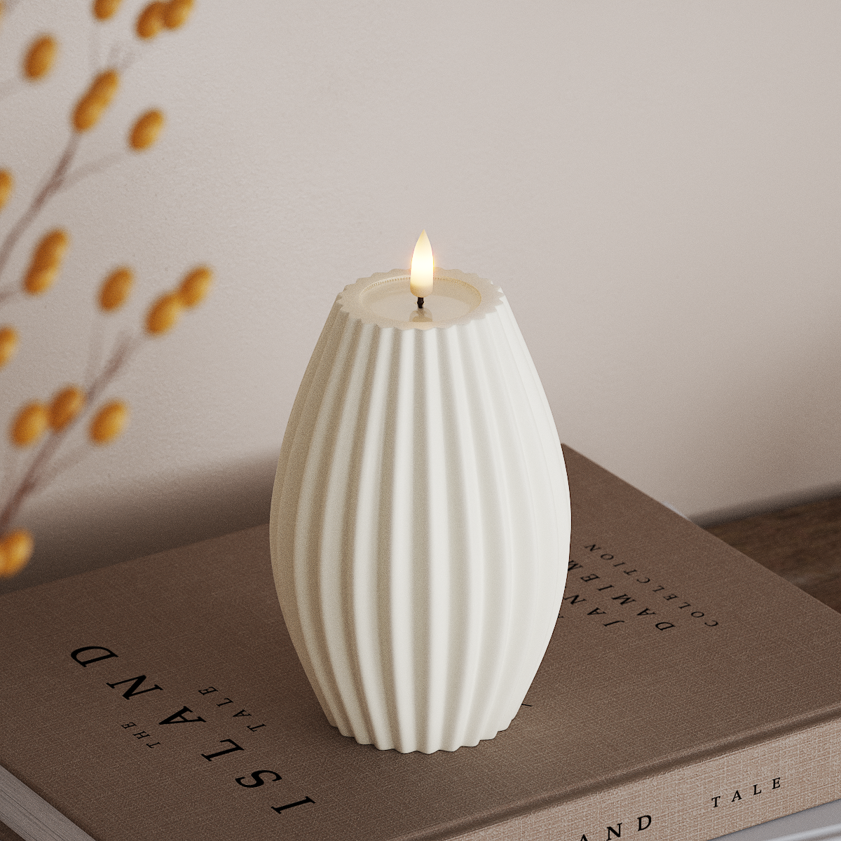 Deluxe Homeart LED soonvalgusti D 10 x K 15 cm Valge LED-soonte tuli 3