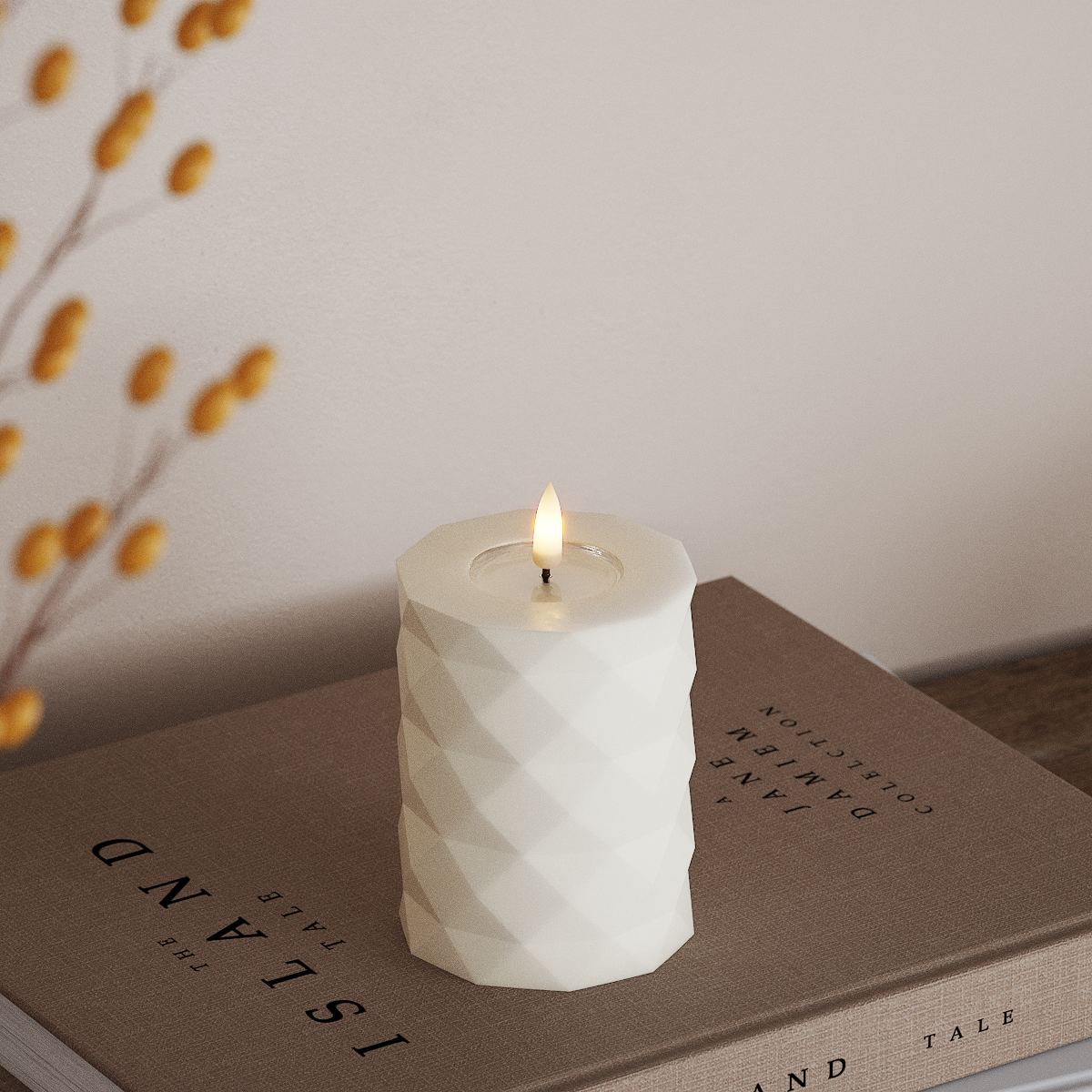 Deluxe Homeart Square LED plokkvalgusti Ø 7,5 x 10 cm Valge LEDid Square 3