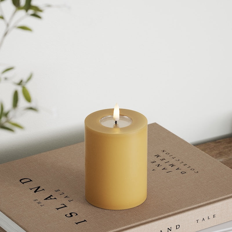 Deluxe Homeart LED Bloklys Ø 7,5 x 10 cm Karry