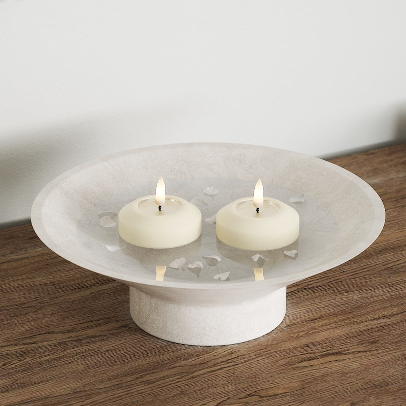 Deluxe Homeart LED Flytende lys Ø 6,1 cm (2 stk.) Krem