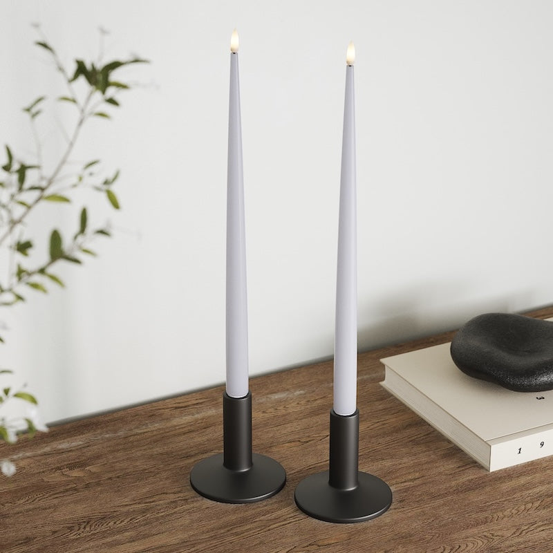 Deluxe Homeart Lakiga LED küünlavalgus, 2 tk 38 cm Tolmune sinine LED küünlavalgus 2