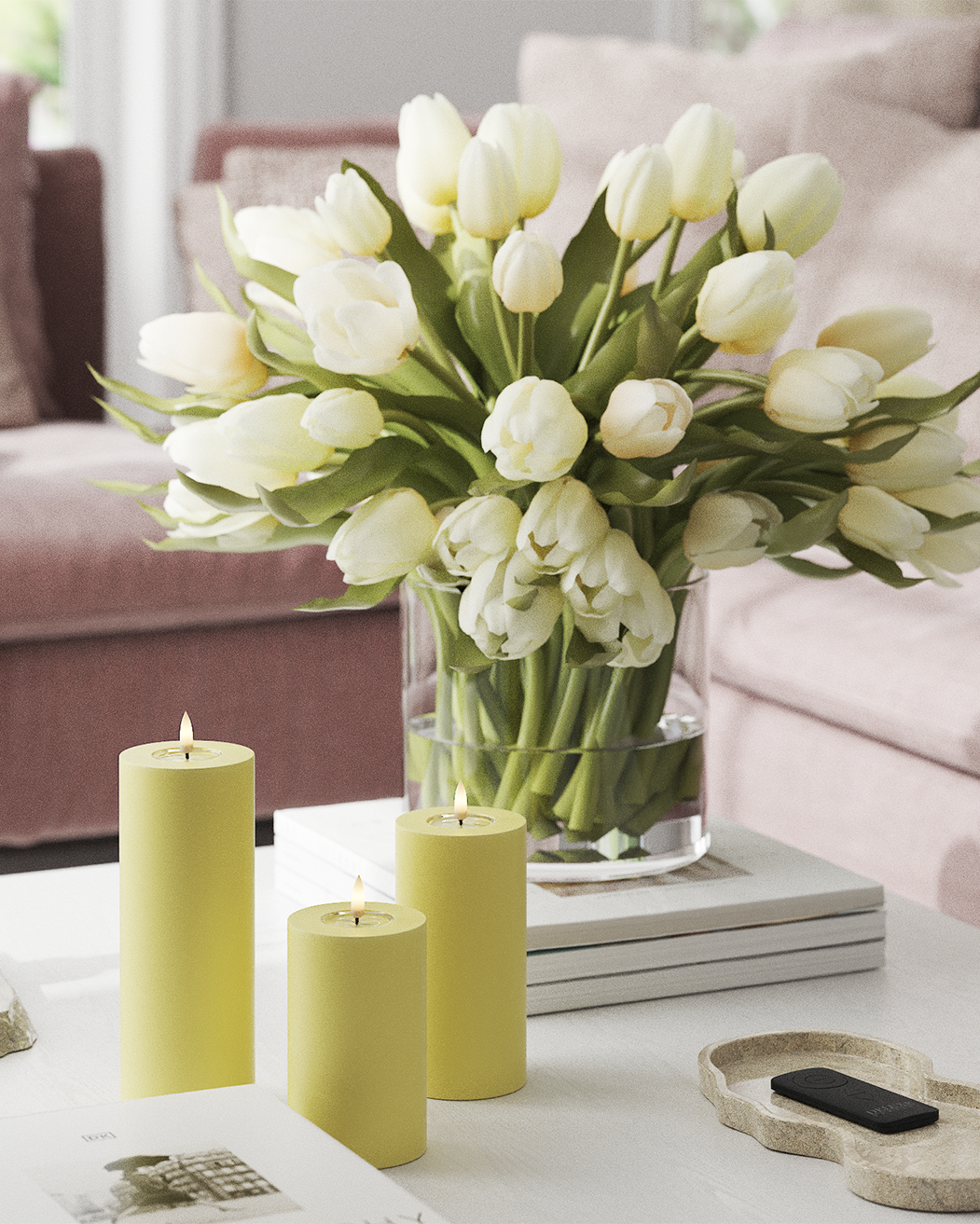 Fjærblokklyspakke (3 stk.)