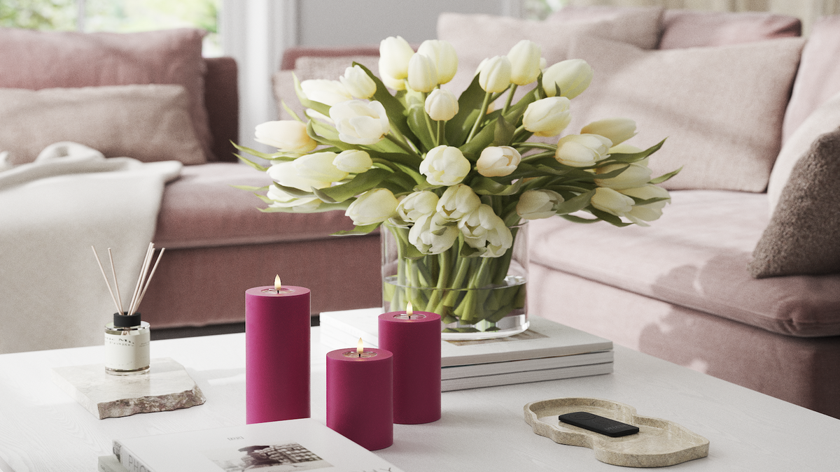Naturlig tro LED Blokker lys med Wetlook ™ Design