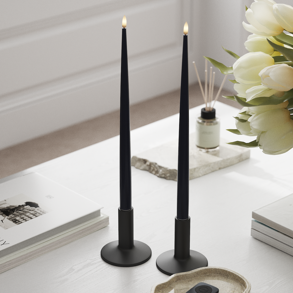 Deluxe Homeart Lakiga LED küünlavalgus, 2 tk 38 cm Kuninglik sinine LED küünlavalgus 1