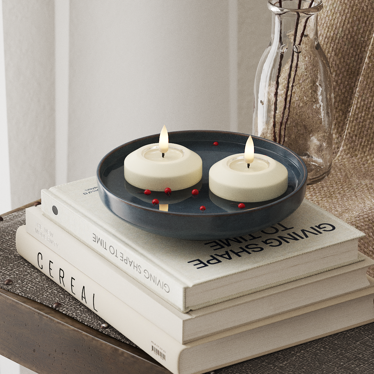 Deluxe Homeart LED Flytelys Ø 6,1 cm 2 stk Krem LED flytelys 4