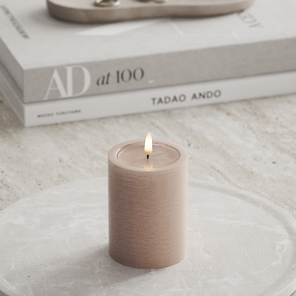 Deluxe Homeart Unique Φωτιστικό μπλοκ LED D 7,5 x 10 cm Ροζ unique φως μπλοκ 1