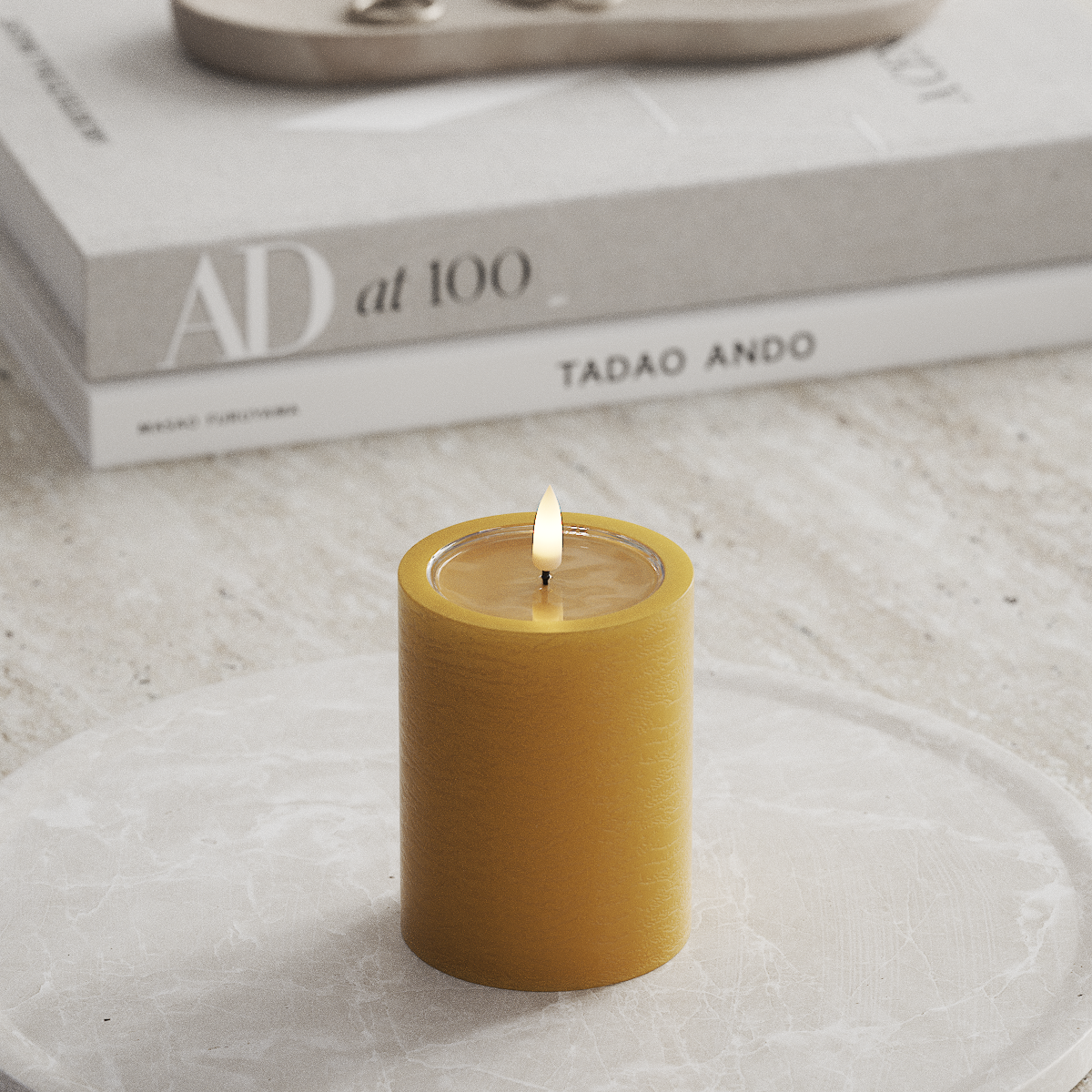 Deluxe Homeart Unique Φωτιστικό μπλοκ LED D 7,5 x 10 cm Κάρι unique φως μπλοκ 1