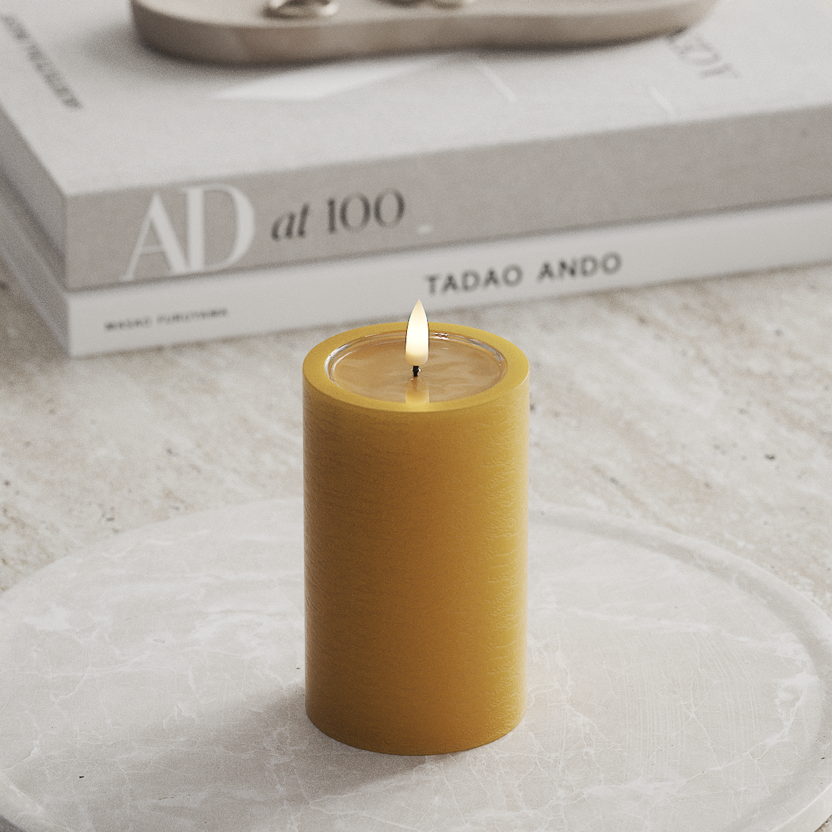 Deluxe Homeart Unique Φωτιστικό μπλοκ LED D 7,5 x 12,5 cm Κάρι unique φως μπλοκ 1