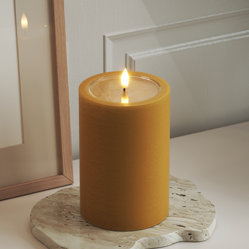 Deluxe Homeart Unique LED Bloklys D 10 x 15 cm Karry unique bloklys 3