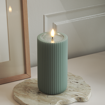 Deluxe Homeart Unique LED drážkové světlo D 8 x 15 cm Šalvějově zelená unique drážkové světlo 3